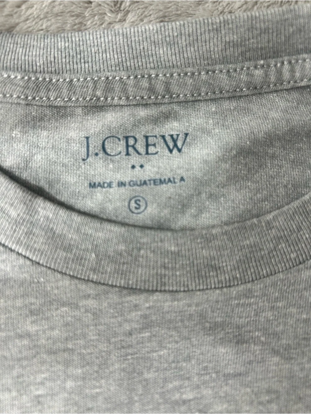 J. Crew Gray Pet Tee with Golden Retriever in Green Cap